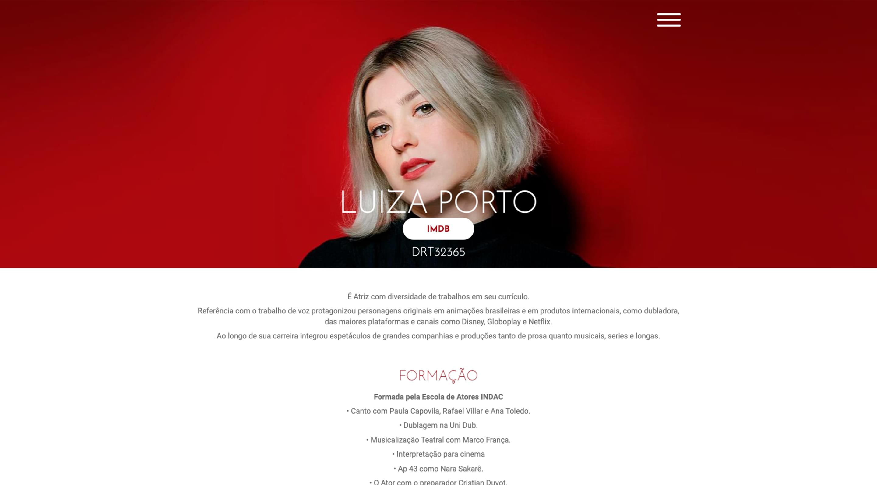 Site Luiza Porto